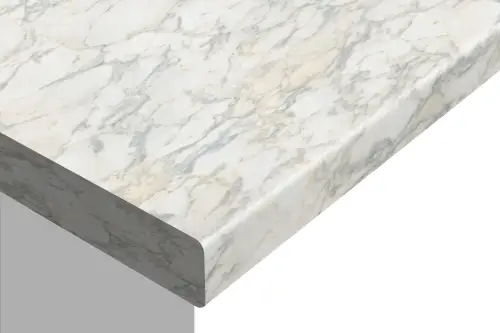 Click Here To Enlarge This Photo Of Light Marble Laminate Worktop - LMAR
