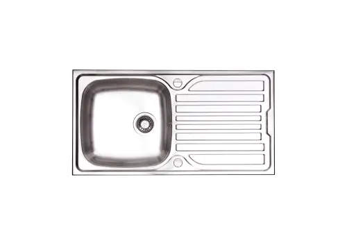 Click Here To Enlarge This Photo Of Stainless Steel Sink with Drainer - SS-1BD