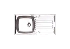 Stainless Steel Sink with Drainer - SS-1BD