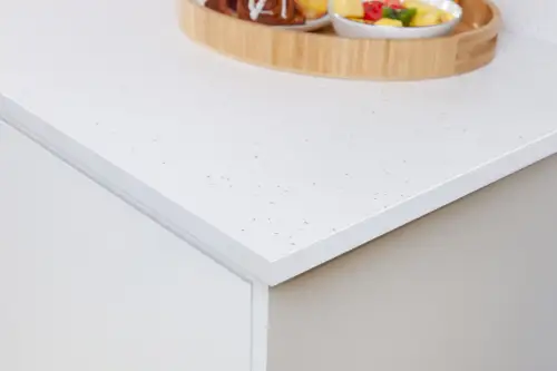 Click Here To Enlarge This Photo Of Luxe White Andromeda Laminate Worktop - WSPA