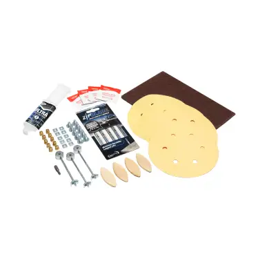 Click Here To Enlarge This Photo Of Quaytech Zipbolt Solid Laminate ZIP-18.100UF Installation Kit