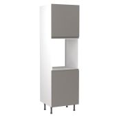 Kitchen Kit Flatpack J Pull Ultra Matt Dust Grey 600 Tall Unit Single Oven - FKKJ0831