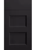 Bella Supermatt Black &colon; Style &colon; Aldridge&period; MDF Vinyl Wrapped Door&sol;Drawer