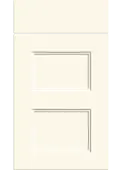 Bella Antique White : Style : Aldridge. MDF Vinyl Wrapped Door/Drawer