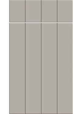 Click Here To Enlarge This Photo Of Bella Supermatt Pebble : Style : Austin. MDF Vinyl Wrapped Door/Drawer