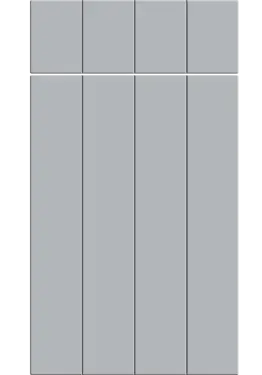 Click Here To Enlarge This Photo Of Bella Matt Dove Grey : Style : Austin. MDF Vinyl Wrapped Door/Drawer