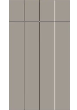 Click Here To Enlarge This Photo Of Bella Matt Stone Grey : Style : Austin. MDF Vinyl Wrapped Door/Drawer