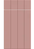 Bella Supermatt Blush Pink : Style : Austin. MDF Vinyl Wrapped Door/Drawer