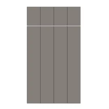 Click Here To Enlarge This Photo Of Bella Supermatt Dust Grey : Style : Austin. MDF Vinyl Wrapped Door/Drawer