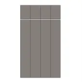 Bella Supermatt Dust Grey : Style : Austin. MDF Vinyl Wrapped Door/Drawer