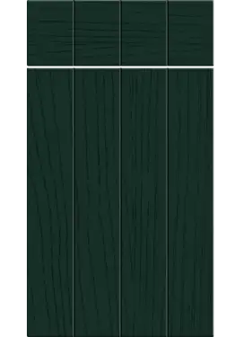 Click Here To Enlarge This Photo Of Bella Paintflow Matt Fir Green : Style : Austin. MDF Vinyl Wrapped Door/Drawer