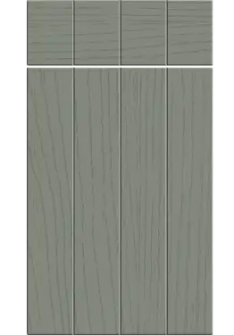 Click Here To Enlarge This Photo Of Bella Paintflow Matt Sage Green : Style : Austin. MDF Vinyl Wrapped Door/Drawer