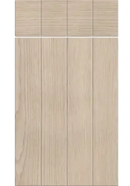 Click Here To Enlarge This Photo Of Bella Cremona Oak Cotta : Style : Austin. MDF Vinyl Wrapped Door/Drawer
