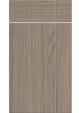 Click Here To Enlarge This Photo Of Bella Grey Vicenza Oak : Style : Austin. MDF Vinyl Wrapped Door/Drawer