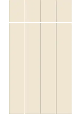 Click Here To Enlarge This Photo Of Bella Supermatt Carat Beige : Style : Austin. MDF Vinyl Wrapped Door/Drawer