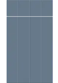 Bella Supermatt Misty Blue : Style : Austin. MDF Vinyl Wrapped Door/Drawer