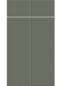 Bella Supermatt Smoke Green : Style : Austin. MDF Vinyl Wrapped Door/Drawer