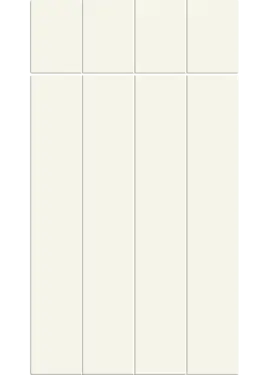 Click Here To Enlarge This Photo Of Bella Supermatt White Grey : Style : Austin. MDF Vinyl Wrapped Door/Drawer