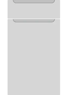 Click Here To Enlarge This Photo Of Bella Porcelain White : Style Chelsea. MDF Vinyl Wrapped Door/Drawer