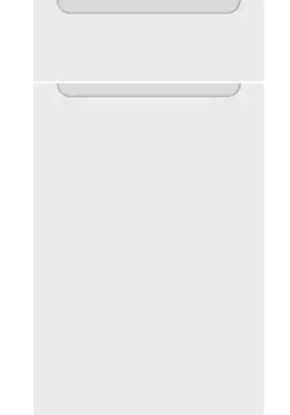 Click Here To Enlarge This Photo Of Bella Satin White : Style : Chelsea. MDF Vinyl Wrapped Door/Drawer