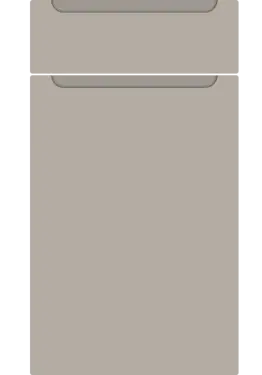 Click Here To Enlarge This Photo Of Bella Supermatt Pebble : Style : Chelsea. MDF Vinyl Wrapped Door/Drawer