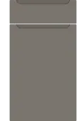 Bella Supermatt Taupe : Style : Chelsea. MDF Vinyl Wrapped Door/Drawer