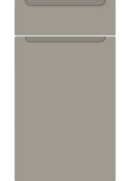 Click Here To Enlarge This Photo Of Bella Matt Stone Grey : Style : Chelsea. MDF Vinyl Wrapped Door/Drawer