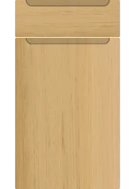 Click Here To Enlarge This Photo Of Bella Lissa Oak : Style : Chelsea. MDF Vinyl Wrapped Door/Drawer