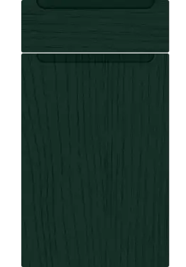 Click Here To Enlarge This Photo Of Bella Paintflow Matt Fir Green : Style : Chelsea. MDF Vinyl Wrapped Door/Drawer