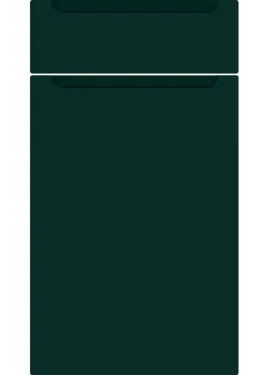 Click Here To Enlarge This Photo Of Bella Supermatt Fir Green : Style : Chelsea. MDF Vinyl Wrapped Door/Drawer