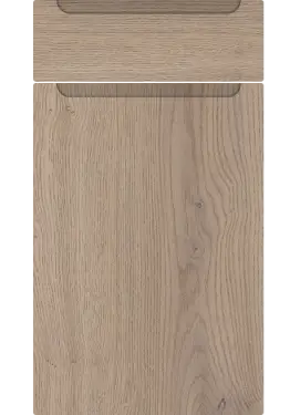 Click Here To Enlarge This Photo Of Bella Cremona Oak Cannolo : Style : Chelsea. MDF Vinyl Wrapped Door/Drawer
