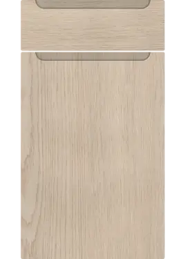 Click Here To Enlarge This Photo Of Bella Cremona Oak Cotta : Style : Chelsea. MDF Vinyl Wrapped Door/Drawer