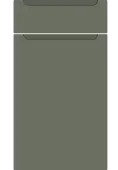Bella Supermatt Smoke Green : Style : Chelsea. MDF Vinyl Wrapped Door/Drawer