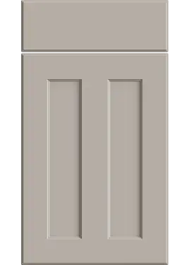 Click Here To Enlarge This Photo Of Bella Supermatt Pebble : Style : Chester. MDF Vinyl Wrapped Door/Drawer