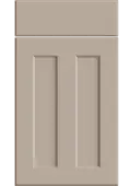 Bella Supermatt Cashmere : Style : Chester. MDF Vinyl Wrapped Door/Drawer