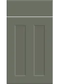 Bella Supermatt Smoke Green : Style : Chester. MDF Vinyl Wrapped Door/Drawer