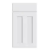 Bella Supermatt White : Style : Chester. MDF Vinyl Wrapped Door/Drawer