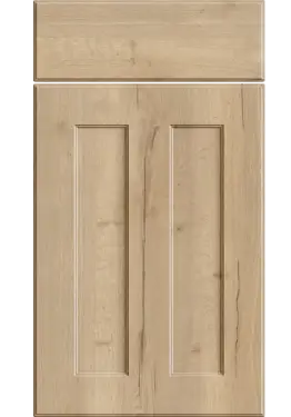 Click Here To Enlarge This Photo Of Bella Halifax Natural Oak : Style : Chester. MDF Vinyl Wrapped Door/Drawer