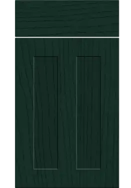 Click Here To Enlarge This Photo Of Bella Paintflow Matt Fir Green : Style : Chester. MDF Vinyl Wrapped Door/Drawer