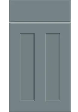 Click Here To Enlarge This Photo Of Bella Supermatt Mood Grey : Style : Chester. MDF Vinyl Wrapped Door/Drawer