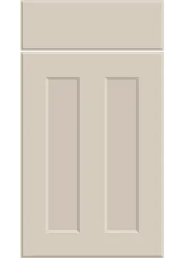 Click Here To Enlarge This Photo Of Bella Supermatt Taupe Grey : Style : Chester. MDF Vinyl Wrapped Door/Drawer