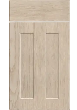 Click Here To Enlarge This Photo Of Bella Cremona Oak Cotta : Style : Chester. MDF Vinyl Wrapped Door/Drawer