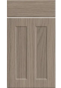 Click Here To Enlarge This Photo Of Bella Grey Vicenza Oak : Style : Chester. MDF Vinyl Wrapped Door/Drawer