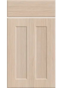 Click Here To Enlarge This Photo Of Bella Light Vicenza Oak : Style : Chester. MDF Vinyl Wrapped Door/Drawer