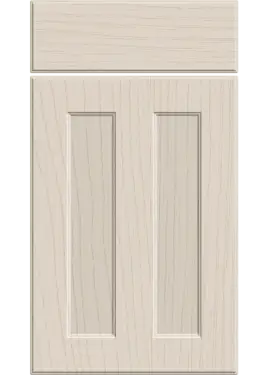 Click Here To Enlarge This Photo Of Bella Paintflow Taupe Grey : Style : Chester. MDF Vinyl Wrapped Door/Drawer