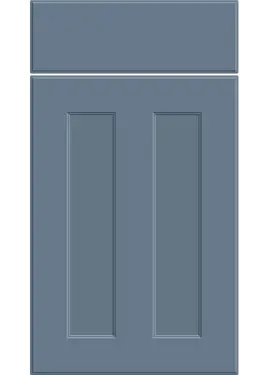 Click Here To Enlarge This Photo Of Bella Supermatt Misty Blue : Style : Chester. MDF Vinyl Wrapped Door/Drawer