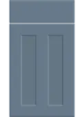 Bella Supermatt Misty Blue : Style : Chester. MDF Vinyl Wrapped Door/Drawer