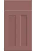 Bella Supermatt Rusty Red : Style : Chester. MDF Vinyl Wrapped Door/Drawer