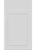Bella Porcelain White : Style Dalton. MDF Vinyl Wrapped Door/Drawer