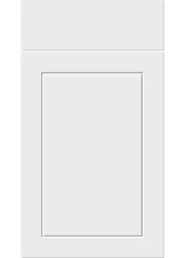 Click Here To Enlarge This Photo Of Bella Satin White : Style : Dalton. MDF Vinyl Wrapped Door/Drawer